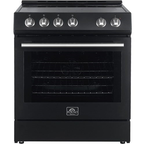 Forno Espresso 30" / 5.0 CF Electric Slide-In Range, Convection - Black