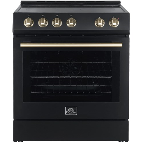 Forno Espresso 30" / 5.0 CF Electric Slide-In Range, Convection - Black